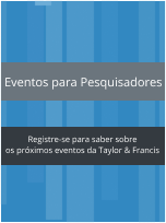 Eventos para Pesquisadores